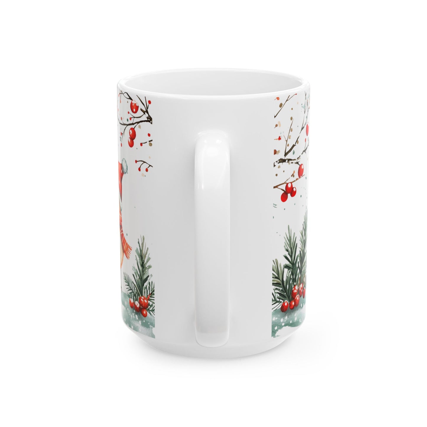 Snowbird Winter Scene Ceramic Mug