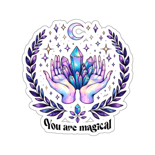 Purple You are Magical Kiss-Cut Vinyl Stickers