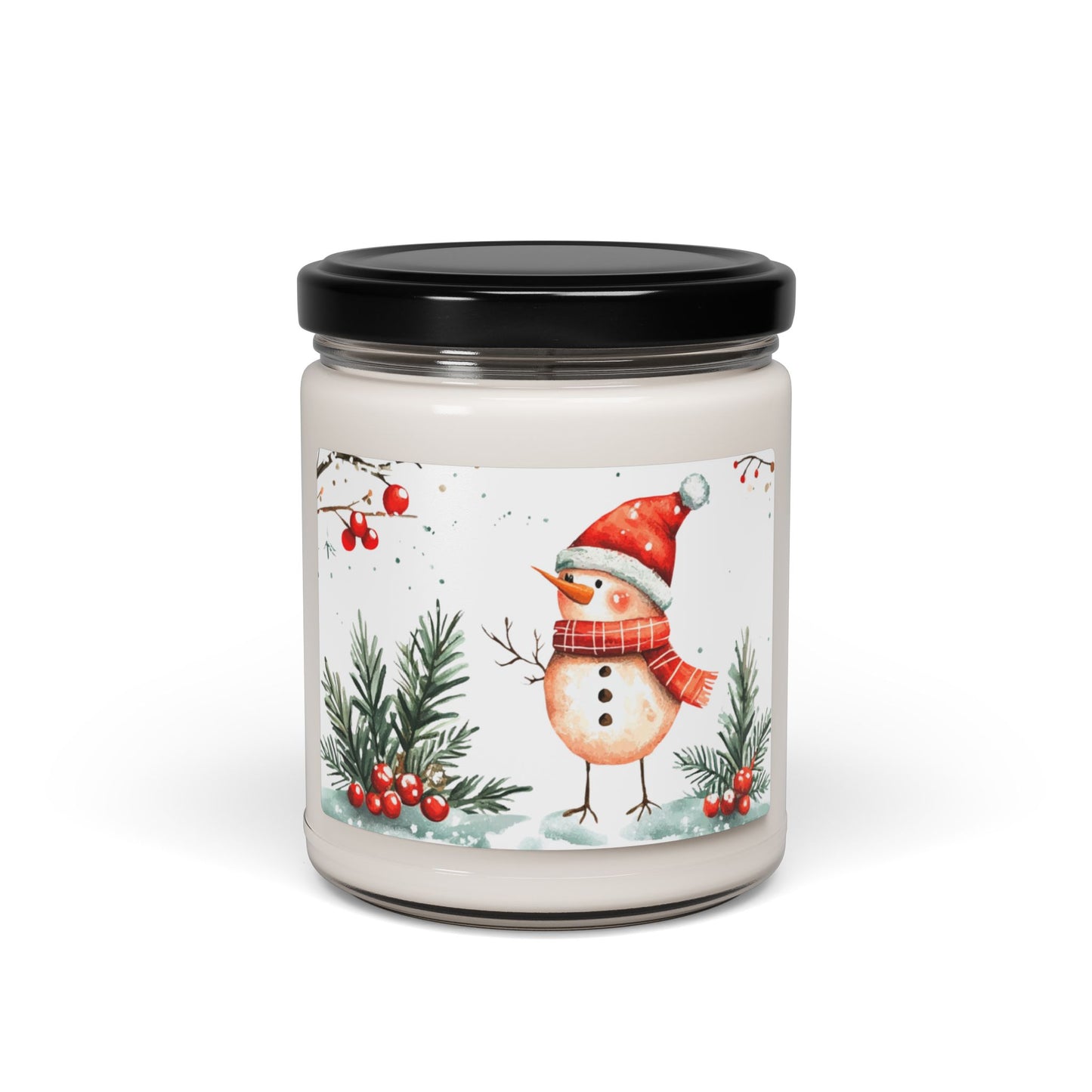 Winter Snow Bird Holiday Scented Soy Candle, 9oz