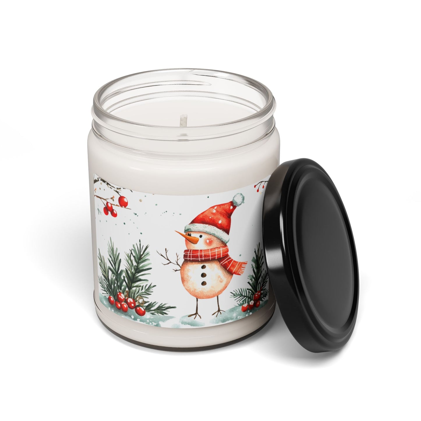 Winter Snow Bird Holiday Scented Soy Candle, 9oz