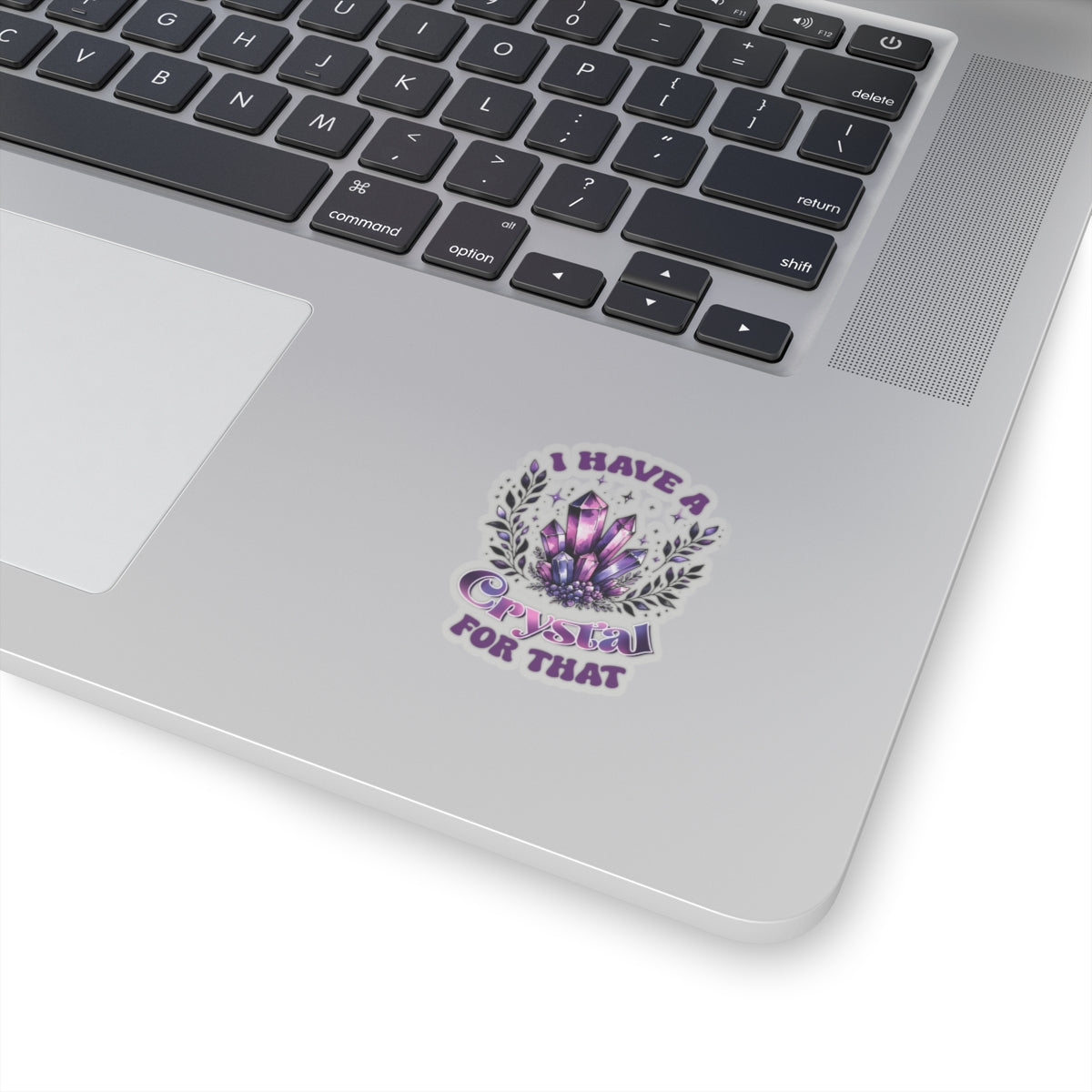 Purple Crystal Die Cut Stickers