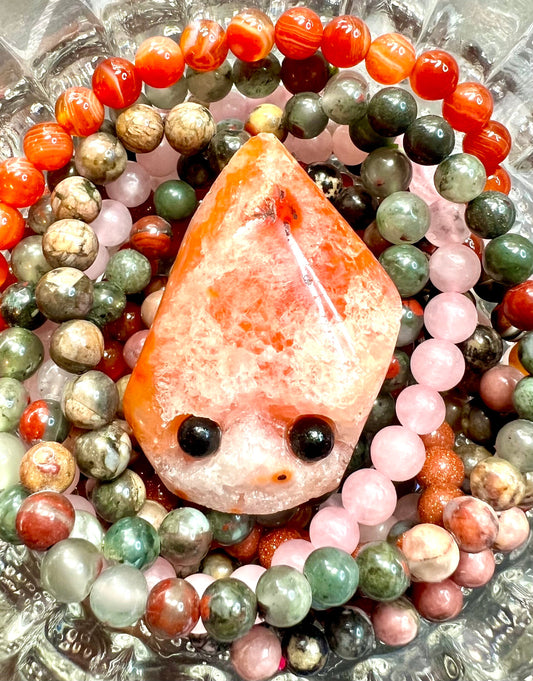 Carnelian Crystal Buddy Flame