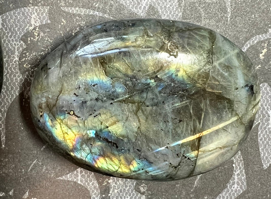 One large Labradorite Palm Stone