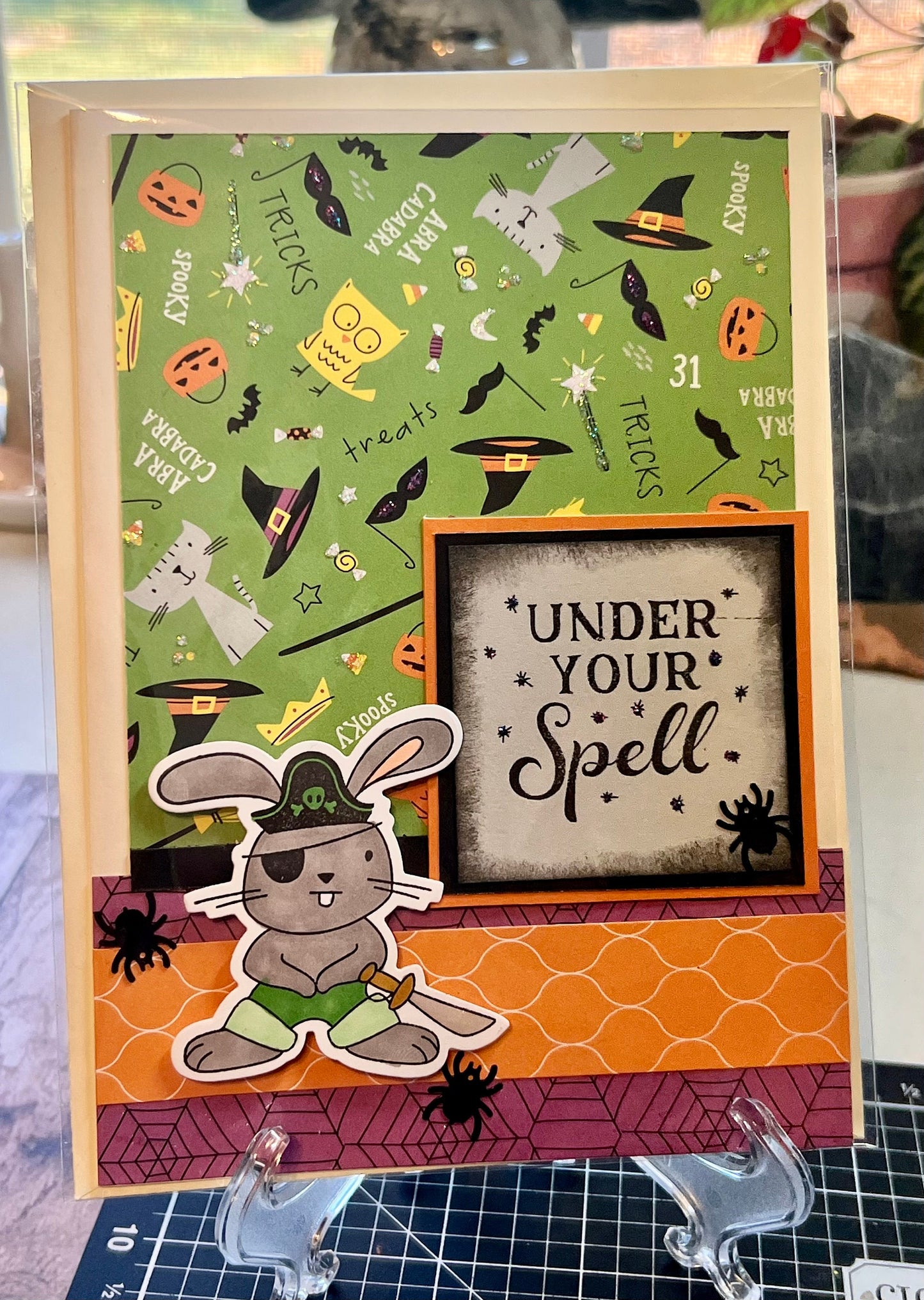 Four Halloween Greeting Cards