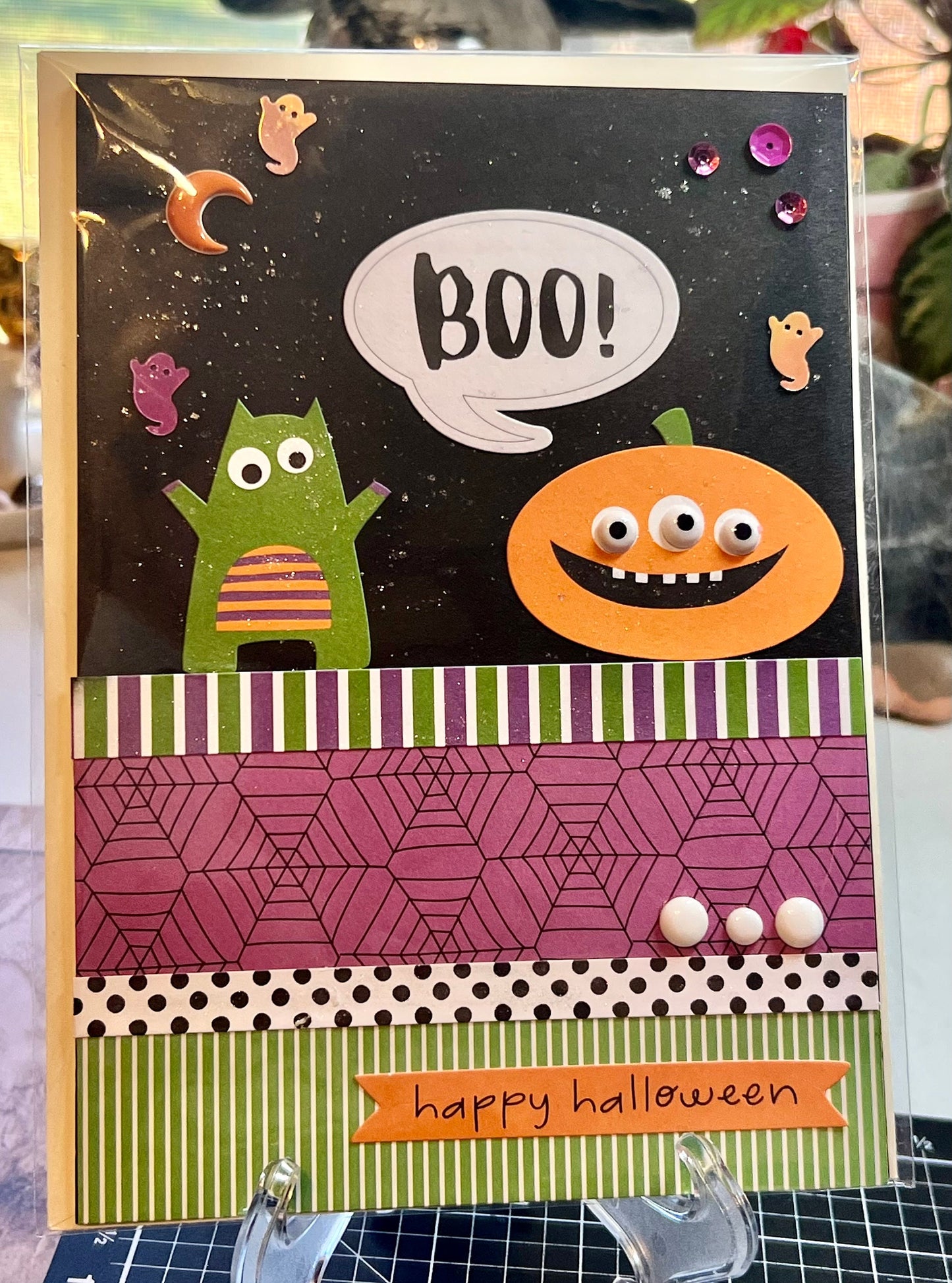 Four Halloween Greeting Cards