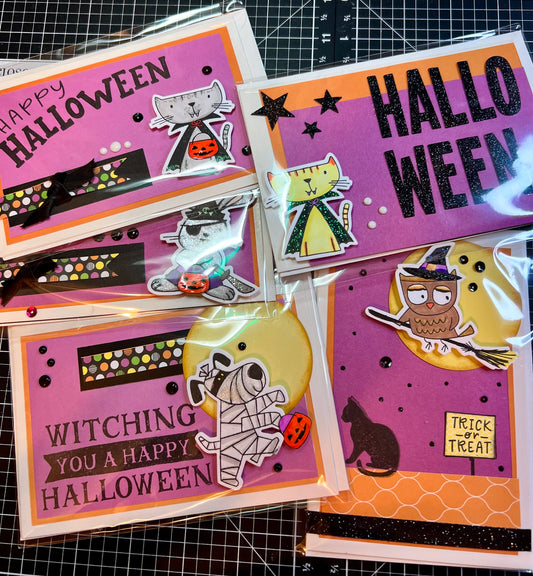 5 Halloween Greeting Cards