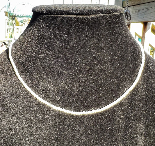 2mm Moonstone Necklace