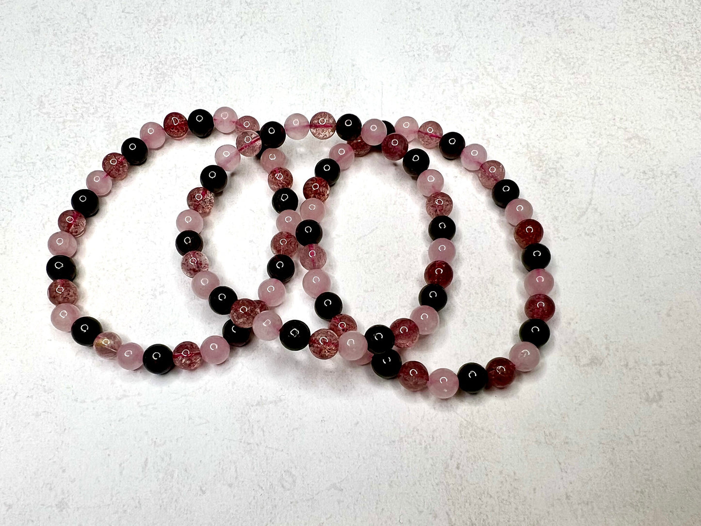 6mm Heart Chakra Gemstone Stretch Bracelet