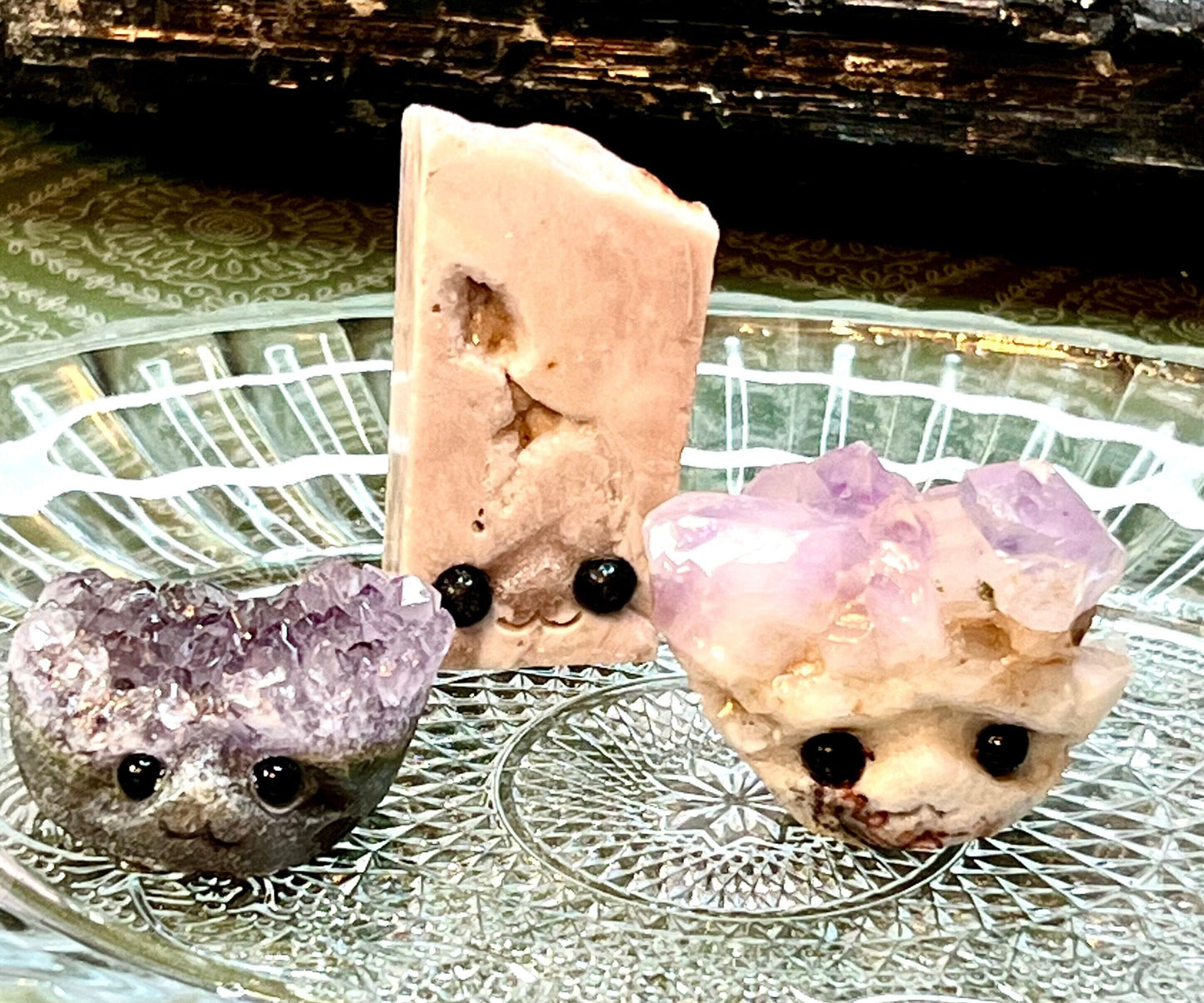 Amethyst Buddy Carving